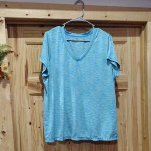 Blue Striped Women's Top